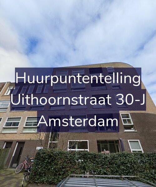 Foto gevel Huurpuntentelling voor Uithoornstraat 30-J, Amsterdam