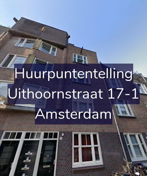 Foto gevel Huurpuntentelling voor Uithoornstraat 17-1, Amsterdam