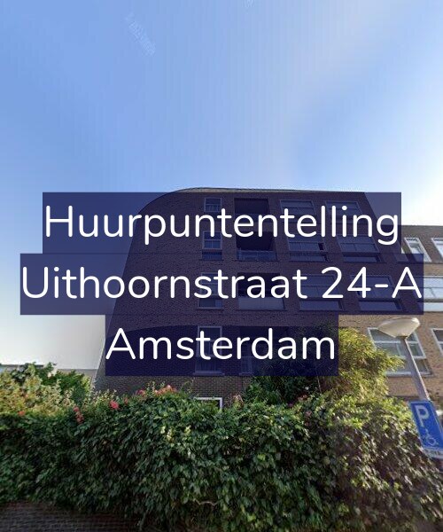 Foto gevel Huurpuntentelling voor Uithoornstraat 24-A, Amsterdam