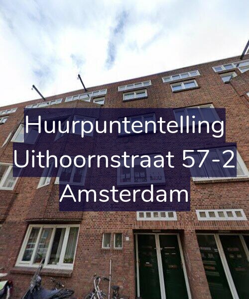 Foto gevel Huurpuntentelling voor Uithoornstraat 57-2, Amsterdam