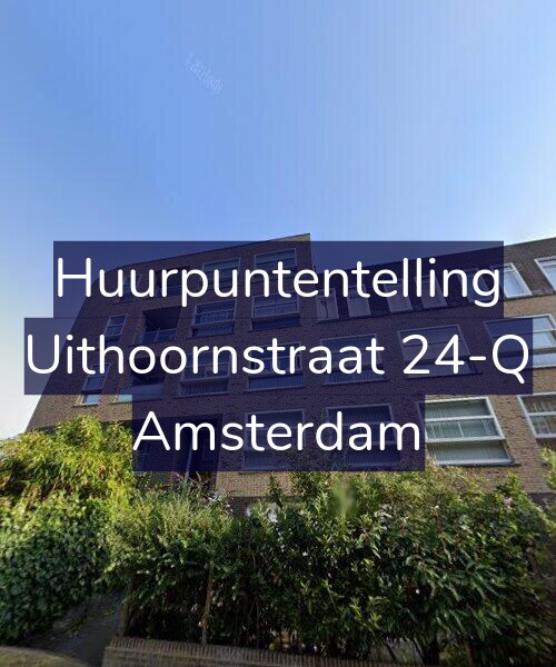 Foto gevel Huurpuntentelling voor Uithoornstraat 24-Q, Amsterdam