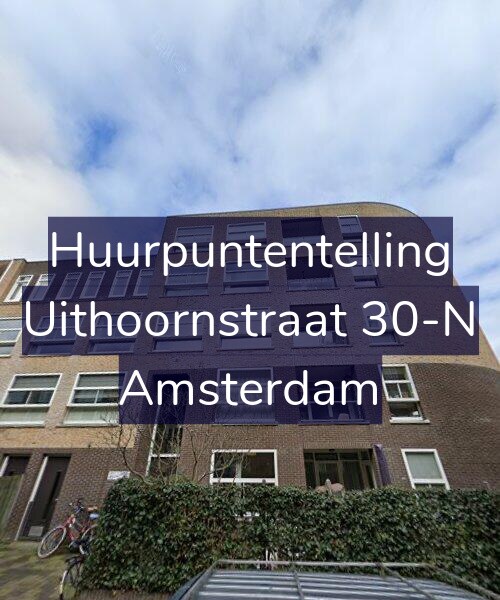Foto gevel Huurpuntentelling voor Uithoornstraat 30-N, Amsterdam
