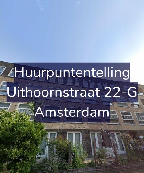 Foto gevel Huurpuntentelling voor Uithoornstraat 22-G, Amsterdam