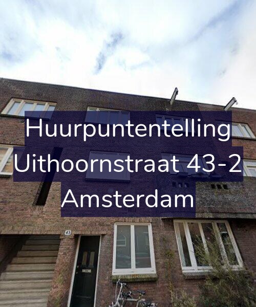 Foto gevel Huurpuntentelling voor Uithoornstraat 43-2, Amsterdam