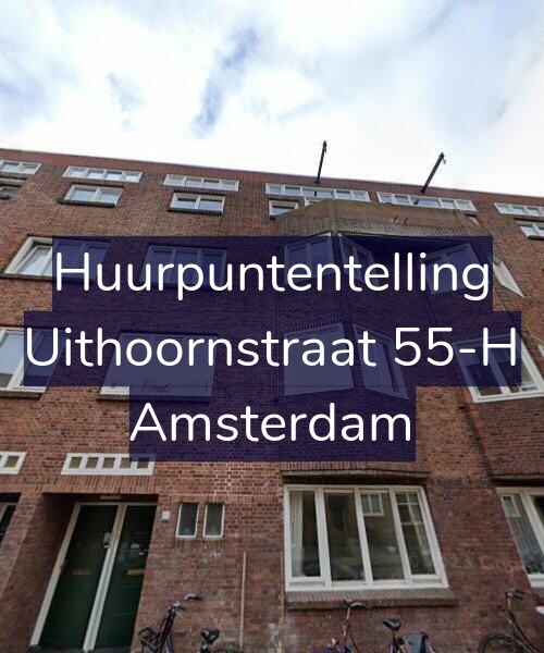 Foto gevel Huurpuntentelling voor Uithoornstraat 55-H, Amsterdam