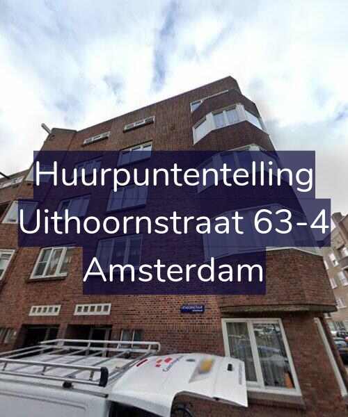 Foto gevel Huurpuntentelling voor Uithoornstraat 63-4, Amsterdam