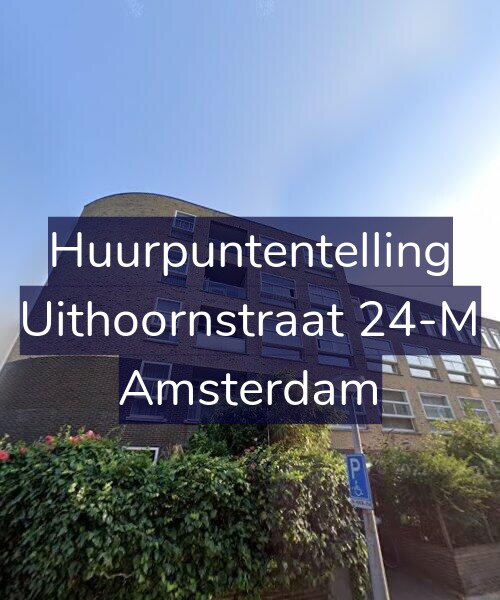 Foto gevel Huurpuntentelling voor Uithoornstraat 24-M, Amsterdam