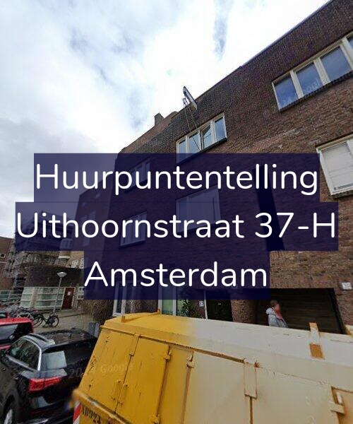 Foto gevel Huurpuntentelling voor Uithoornstraat 37-H, Amsterdam