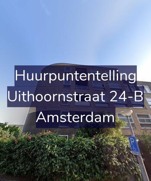Foto gevel Huurpuntentelling voor Uithoornstraat 24-B, Amsterdam
