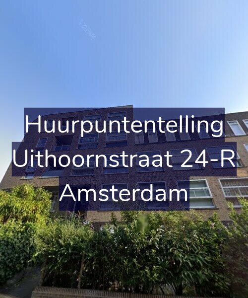 Foto gevel Huurpuntentelling voor Uithoornstraat 24-R, Amsterdam