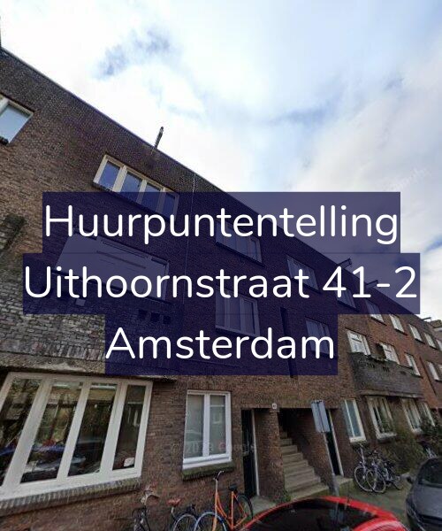 Foto gevel Huurpuntentelling voor Uithoornstraat 41-2, Amsterdam