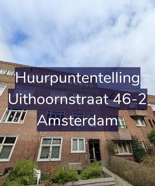 Foto gevel Huurpuntentelling voor Uithoornstraat 46-2, Amsterdam