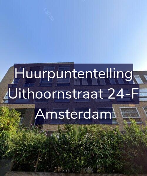 Foto gevel Huurpuntentelling voor Uithoornstraat 24-F, Amsterdam
