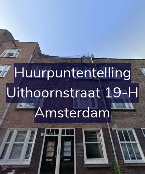 Foto gevel Huurpuntentelling voor Uithoornstraat 19-H, Amsterdam