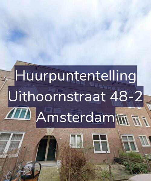Foto gevel Huurpuntentelling voor Uithoornstraat 48-2, Amsterdam
