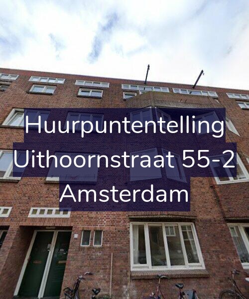 Foto gevel Huurpuntentelling voor Uithoornstraat 55-2, Amsterdam