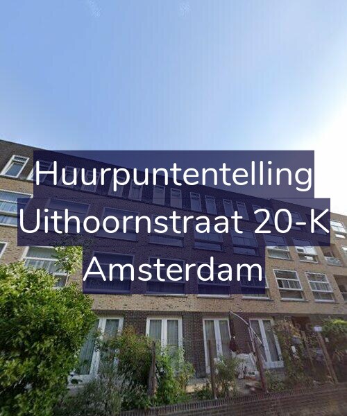 Foto gevel Huurpuntentelling voor Uithoornstraat 20-K, Amsterdam