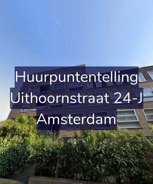 Foto gevel Huurpuntentelling voor Uithoornstraat 24-J, Amsterdam