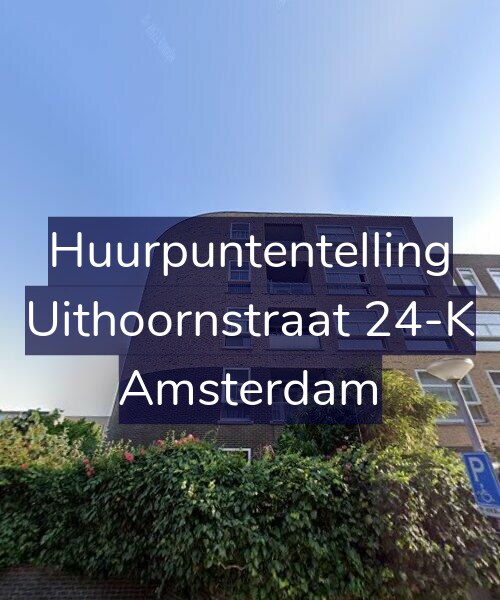 Foto gevel Huurpuntentelling voor Uithoornstraat 24-K, Amsterdam