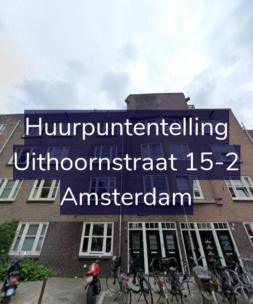 Foto gevel Huurpuntentelling voor Uithoornstraat 15-2, Amsterdam