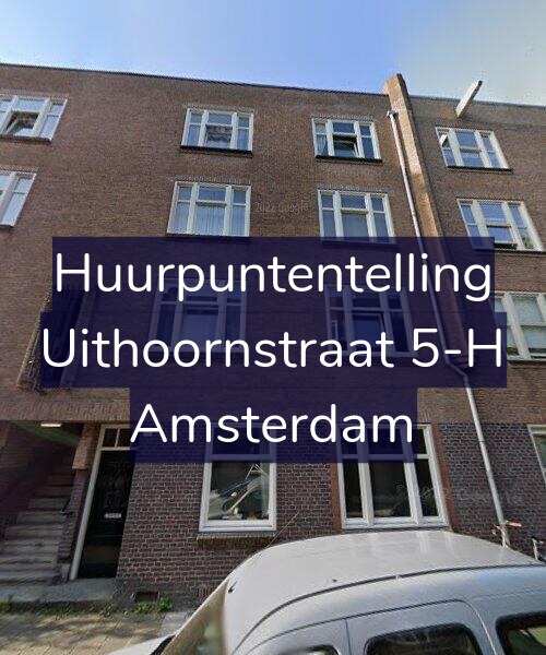 Foto gevel Huurpuntentelling voor Uithoornstraat 5-H, Amsterdam