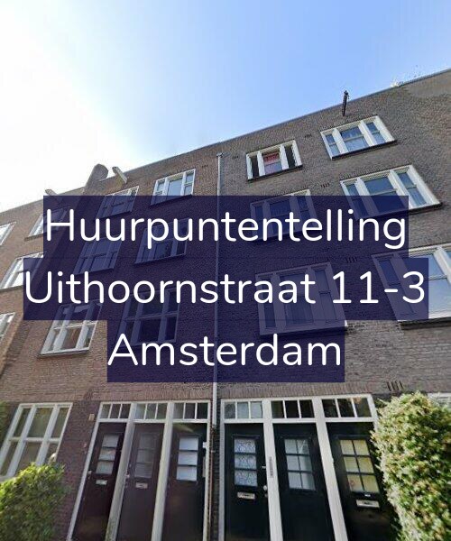 Foto gevel Huurpuntentelling voor Uithoornstraat 11-3, Amsterdam
