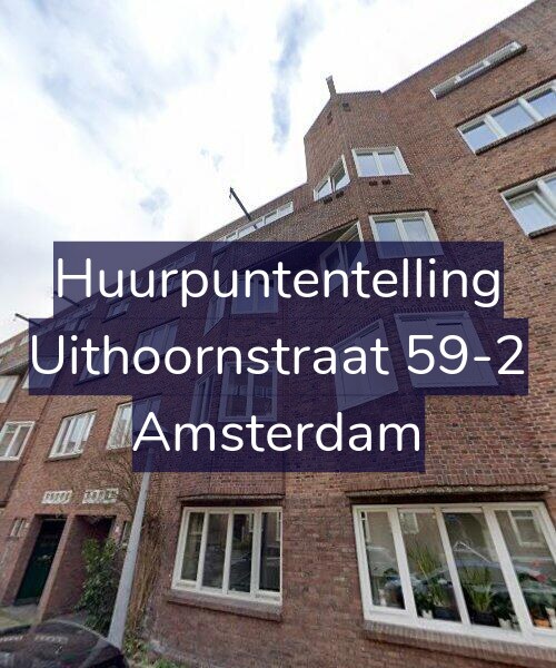 Foto gevel Huurpuntentelling voor Uithoornstraat 59-2, Amsterdam