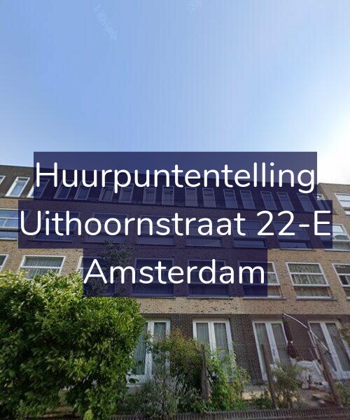 Foto gevel Huurpuntentelling voor Uithoornstraat 22-E, Amsterdam