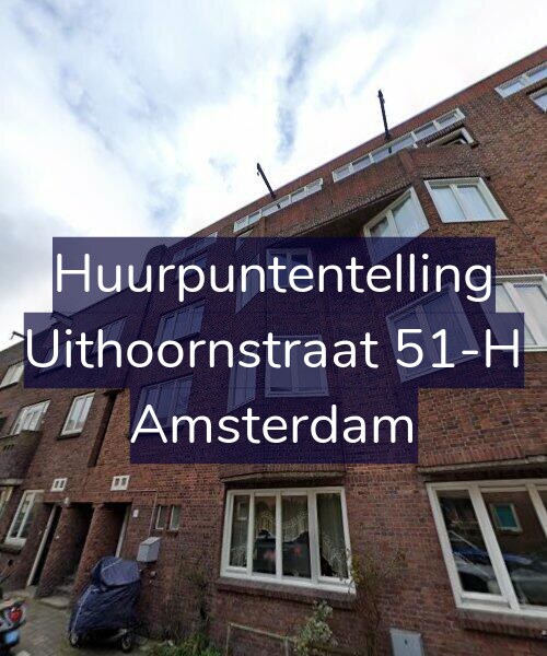 Foto gevel Huurpuntentelling voor Uithoornstraat 51-H, Amsterdam