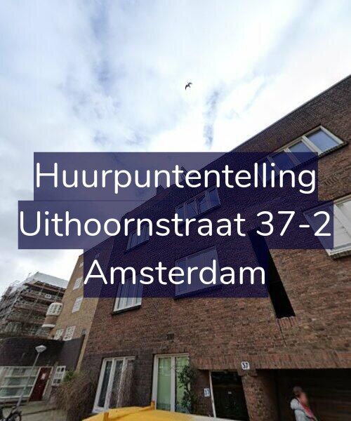 Foto gevel Huurpuntentelling voor Uithoornstraat 37-2, Amsterdam