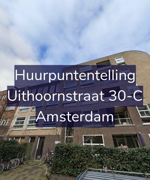 Foto gevel Huurpuntentelling voor Uithoornstraat 30-C, Amsterdam