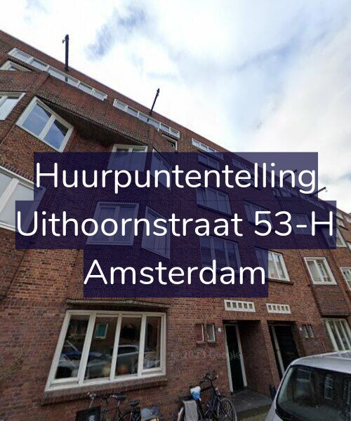 Foto gevel Huurpuntentelling voor Uithoornstraat 53-H, Amsterdam