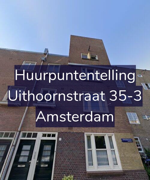 Foto gevel Huurpuntentelling voor Uithoornstraat 35-3, Amsterdam