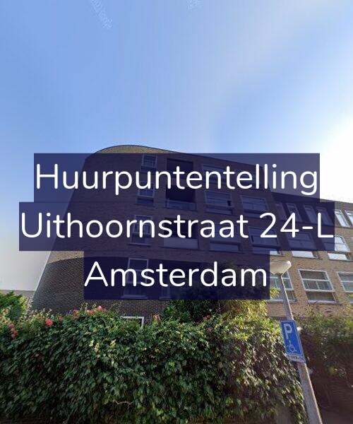 Foto gevel Huurpuntentelling voor Uithoornstraat 24-L, Amsterdam