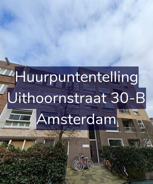 Foto gevel Huurpuntentelling voor Uithoornstraat 30-B, Amsterdam