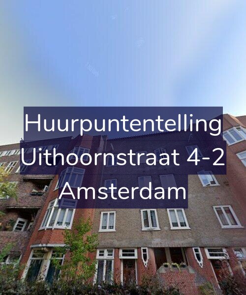 Foto gevel Huurpuntentelling voor Uithoornstraat 4-2, Amsterdam