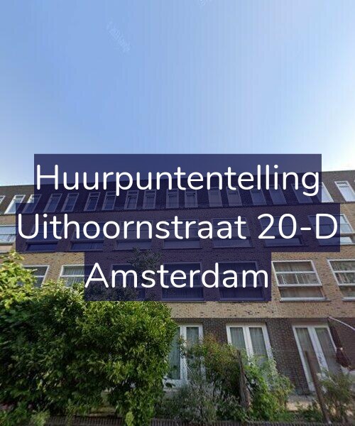 Foto gevel Huurpuntentelling voor Uithoornstraat 20-D, Amsterdam