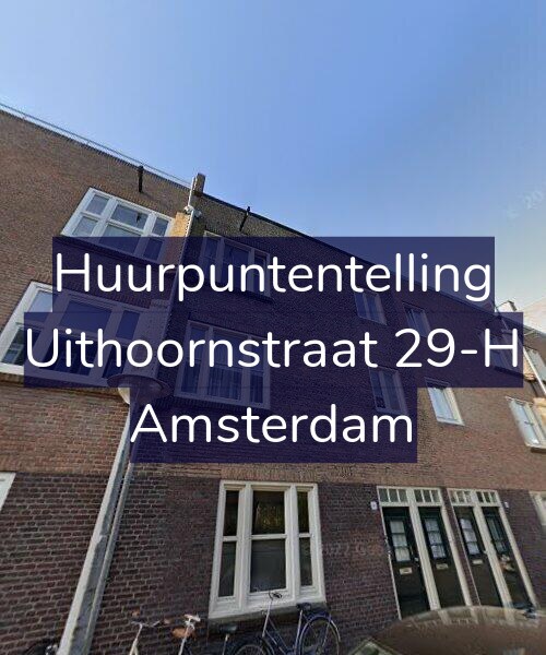 Foto gevel Huurpuntentelling voor Uithoornstraat 29-H, Amsterdam