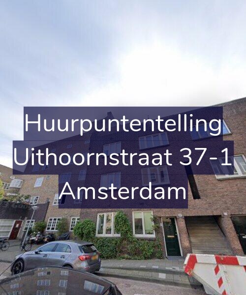 Foto gevel Huurpuntentelling voor Uithoornstraat 37-1, Amsterdam