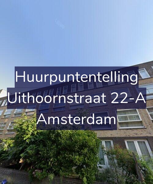 Foto gevel Huurpuntentelling voor Uithoornstraat 22-A, Amsterdam