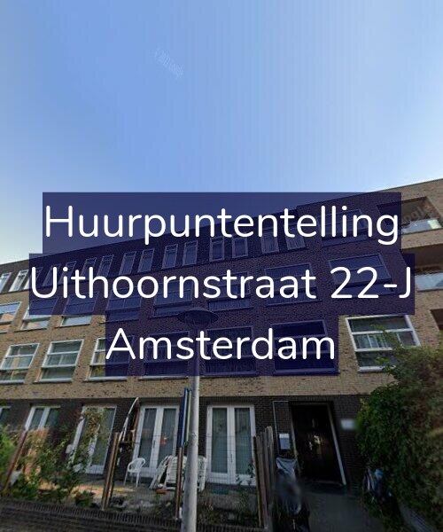 Foto gevel Huurpuntentelling voor Uithoornstraat 22-J, Amsterdam