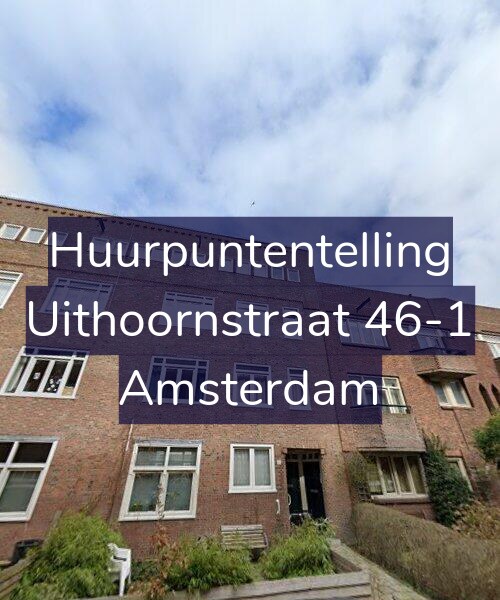 Foto gevel Huurpuntentelling voor Uithoornstraat 46-1, Amsterdam