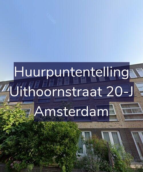 Foto gevel Huurpuntentelling voor Uithoornstraat 20-J, Amsterdam