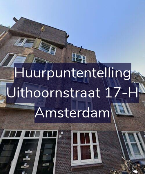 Foto gevel Huurpuntentelling voor Uithoornstraat 17-H, Amsterdam