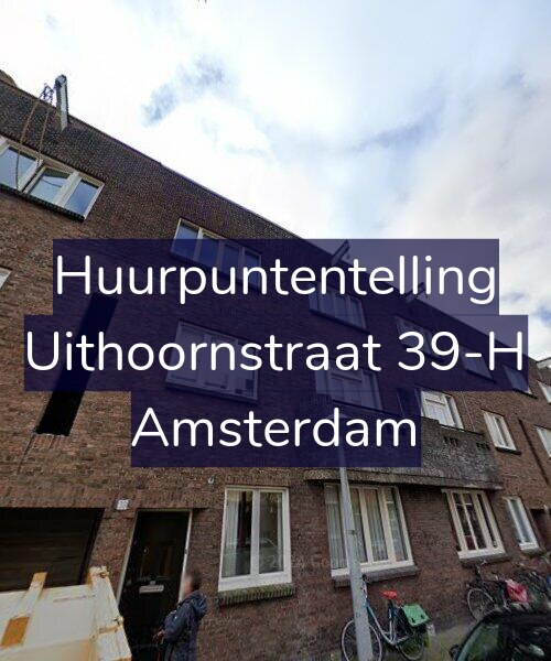 Foto gevel Huurpuntentelling voor Uithoornstraat 39-H, Amsterdam