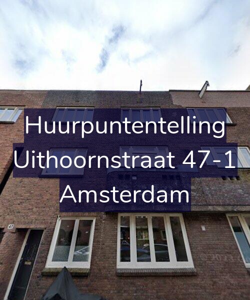 Foto gevel Huurpuntentelling voor Uithoornstraat 47-1, Amsterdam