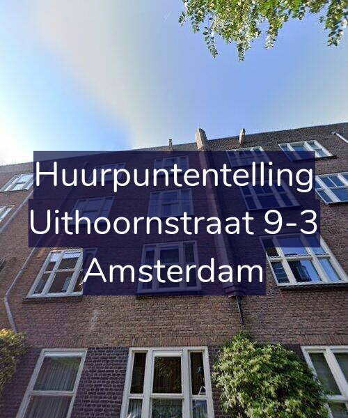 Foto gevel Huurpuntentelling voor Uithoornstraat 9-3, Amsterdam