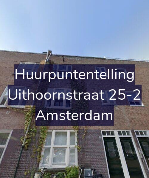 Foto gevel Huurpuntentelling voor Uithoornstraat 25-2, Amsterdam
