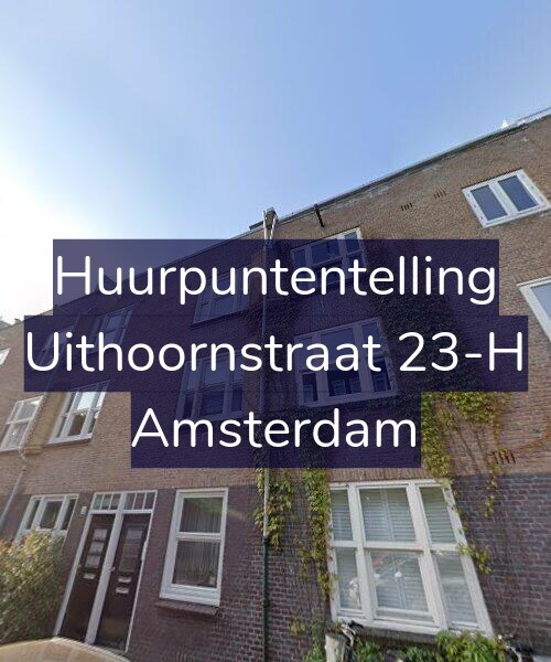 Foto gevel Huurpuntentelling voor Uithoornstraat 23-H, Amsterdam
