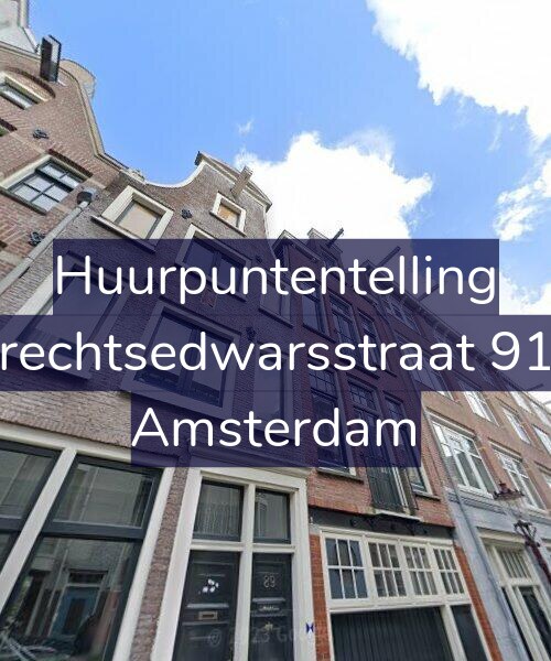 Foto gevel Huurpuntentelling voor Utrechtsedwarsstraat 91-2, Amsterdam